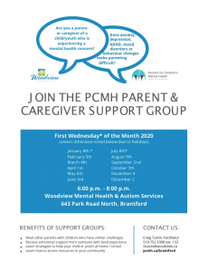 PCMH support group flyer