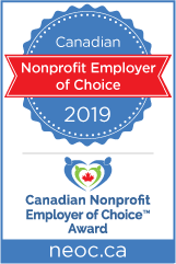 non profit employer of choice 2019 badge transparent background