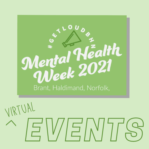 mental health week events graphic