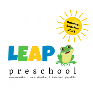 LEAP program logo with sun